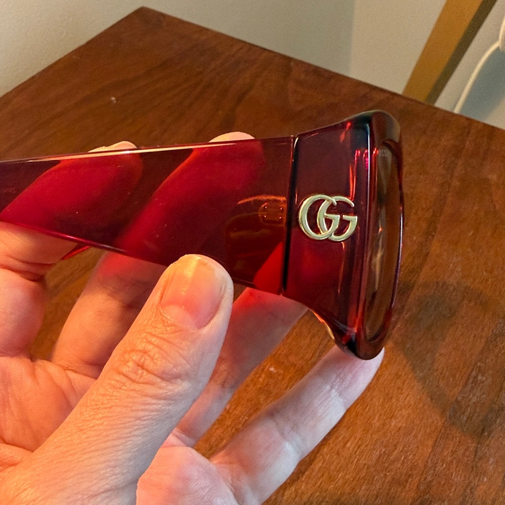 Gucci Gg Corner Rectangular Sunglasses - image 4